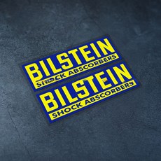 빌스틴 오토바이 쇼크 업소버 데칼 반사 방수 장식 스티커 및 보호용, D형 6x2cm 반사형 페어링