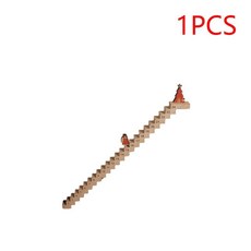 크리스마스 카운트다운 캘린더 나무 계단 오르기 산타클로스 여행 어드벤트 홈 장식용, 1. 1PCS