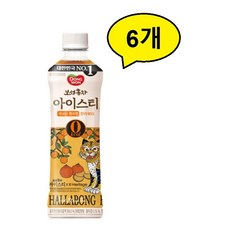 동원보성홍차 한라봉 아이스티 랜덤발송, 500ml, 6개