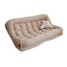 다용도 접이식 소파침대 소파 소파베드 디자인, 150x130CM 코듀로이 베이지