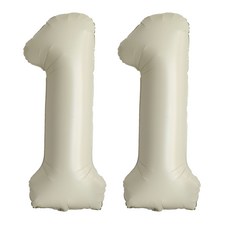 이벤트홀릭 초대형 숫자풍선 40인치 100cm, 1개, 크림 11
