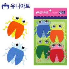 유니아트 (펠트) 3500 매미 (4pcs 85x80mm) (P0000CNE), 1개