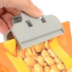 봉지집게 과자 먹다남은 집개형 밀봉클립 봉투 주방, 그레이, 1개, 단일상품1