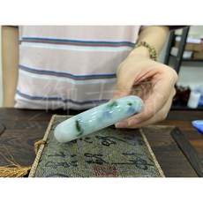 【御古齋】天然A貨翡翠冰種飄花玉鐲，細膩潤澤保平安，附禮盒, 1個