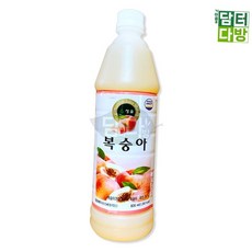 복숭아 원액 리얼 베이스 835ml 카페 에이드 스무디 농축 시럽 업소용농축액 과일베이스