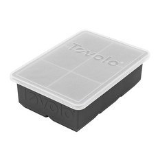 Tovolo 2인치 큐브 실리콘 얼음 트레이 차콜 178676, Tovolo 2인치 큐브 실리콘 얼음 트레이 차콜 17