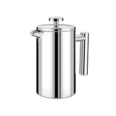304不鏽鋼雙層法壓壺 1000ML 法式濾壓壺 - 沖茶器, 1個