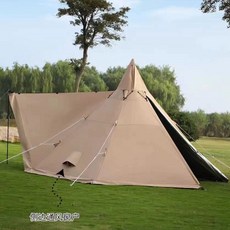 파이어쉘터 화목난로연통 티피텐트 비바돔 쉘터, C. 특허 모델 .4m 중형 카키 반 마운트 내부 계정