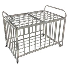 공 보관함 학교 배구공 농구 볼망 수납 카트 바구니 정리 공정리함 볼캐리어 체육관, 1. 미디엄+커버 5호볼 15개