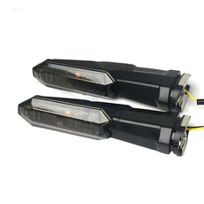 가와사키 오토바이 LED 방향 지시등 전후방 점멸기 Z400 Z650 Z1000 Z125, 01 2pcs Smoke