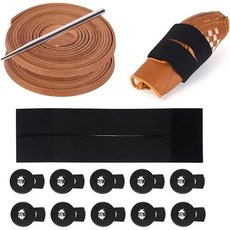 야구 글러브 미트 레이스 키트 바늘 가죽 끈 잠금장치 소프트볼 랩 밴드, 1개, 기본