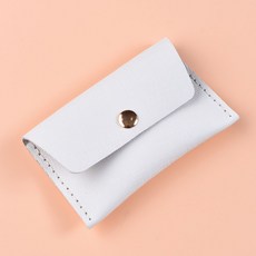 皮革套件 皮革工藝 diy 套件 saffiano 卡錢包製作, 象牙