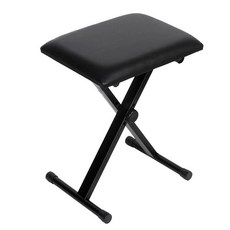 악기 연주용 의자 접이식 보조 휴대용 체어 낮은 조절 입문형 가용 화판 벨벳 드로잉 멀티, 1개, 블랙 4단 조절