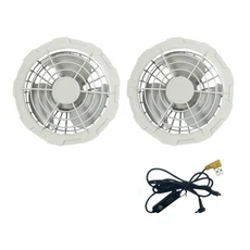 냉각 조끼 내열 에어컨 의류 3단계 착용형 팬 스 여름 캠핑 낚시용