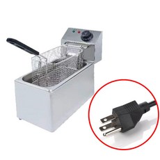 電炸爐日式炸鍋 商用薯條機電炸箱 限時下殺, 美規110v（注意電壓）,4l