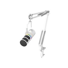 COMICA Ejoy D10 Pro USB/XLR 動圈式無線麥克風, 懸臂式-白色
