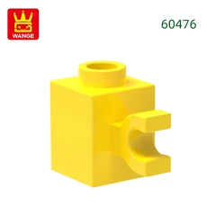 Wange 200 개/몫 60476 수정 된 1x1 클립 블록 Moc 컬러 액세서리 벽돌 DIY 어린이 장난감 부품과 호환 가, 01 200pc, 08 59.Yellow