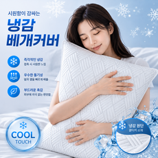 디위닉 접촉냉강 쿨 베개커버 2P