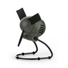 Vornado Zippi 소형 개인용 선풍기 책상용 접이식 냉각 2가지 속도 설정 부드러운 나일론 블레이드 방향 공기 흐름 컴팩트한 디자인 사무실 및 침실을 위한 완, 그래파이트 그레이