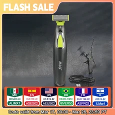MLG 남녀공용 전기 면도기 휴대용 전신 트리머 USB T 모양 블레이드 수염 겨드랑이 세척 가능, IPL, 상세페이지 참조