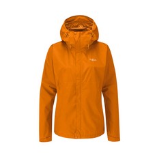 伊凱文戶外 Rab Downpour Eco Jacket 輕量防風防水連帽外套 女款 橙橘色