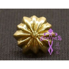 安提帕斯 菊花爪釘釦 手工皮革配件, 1個