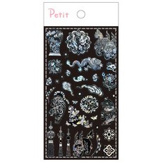 (대성문구)쁘띠 전통 자개스타일 홀로그램 스티커 (호랑이) PD982/921203/홀로그램 자개스티커