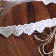 패션스타트 [90cm] 캔디하트 면자수레이스 화이트, 1개