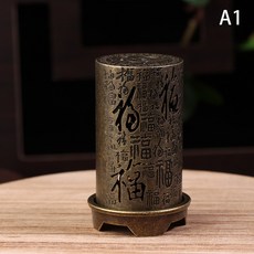 CC11 합금 향로 향 홀더 사각 실린더 수직 버너 실내 장식, A1