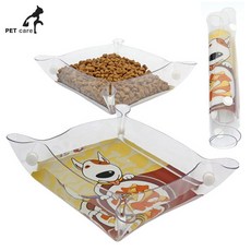 심플디자인 포터블 강아지 식기