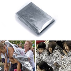 은박 담요 비상 비닐 방수 방풍 보온 덮개 130x210cm, 1개