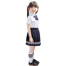 DIU 幼稚園園服夏裝套裝小學生校服兒童班服英倫風演出畢業班服合唱服