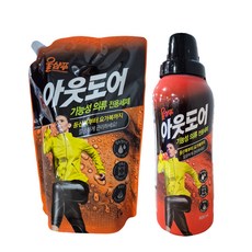 애경산업 울샴푸 아웃도어 800ml 용기/1L 리필 액체형 기능성 전용 세탁세제 요가복/수영복/등산복용, 1개