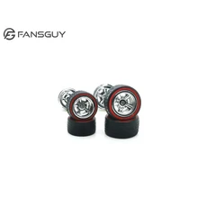 FANSGUY 1Set 10.8mm + 1/64 합금 자동차 스태거드 프론트 소형 리어 휠 RWBSC 시리즈 핫, 01 빠른  Mainland, 08 RBSC-A Silvering 1