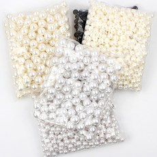 14 16 18 20mm 진주구슬 구슬 진주비즈 벌크 대용량, 1개, 진주벌크18mm-09화이트_(1봉)