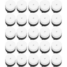 스쿼시그립 손잡이 라켓그립 25PCS 테니스 라켓 그립 테이프 미끄럼 방지 천공 고흡수성 오버그립 배드민턴 낚싯대 스쿼시 라켓용, White