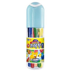 종이나라 크레팡 6색 가는심 어린이집 유치원 초등학교 신학기 졸업 선물용품 미술용품, 1개