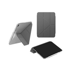 平板電腦保護殼 幾何摺疊支架 藍色, 灰色, 1個, iPadAir11吋M2/M3/M4（2024-2026）Air4/5代