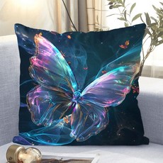 아름다운 꽃패턴 소파쿠션 양면 소파 쿠션 솜 포함 세탁가능 고탄력 트렌디 꽃스타일 수집가 추천 특별한 디자인 트렌디한 스타일, XKHD-27, 40 x 40CM (솜포함 양면쿠션)