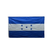 온두라스 폴리에스터깃발 Honduras flag 90x150cm 구리고리 이중스티치, 1개, BLUE+WHITE