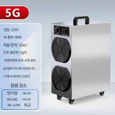 산업용 오존 탈취기 공장 축산 농장 공간 냄새 제거 공기 관리 소독 장비, YGJ-805N 5g 오존 발생기