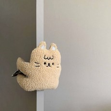 JUJU BABY 防夾手門擋, 1個, 卡其貓