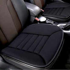 벤비아 메모리폼 떡방석 2개 SET 차량용 자동차 장거리방석 시트쿠션 엉덩이 쿠션00602, 1번 블랙 떡방석 2개