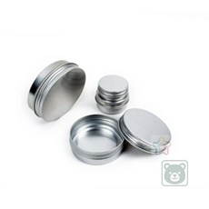 꼭필스 휴대용 원형 케이스 미니틴케이스약통, 100g