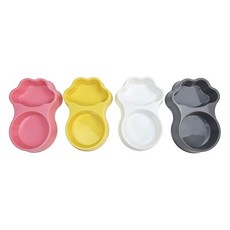 강아지 식기 밥그릇 냠냠 그레이 모모, 1개, 18285ml
