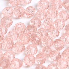 크리스탈 유리 론델컷 론델비즈 3mm 투명, 1세트, F0312. 피치