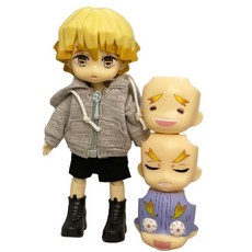 귀멸의칼날피규어 귀칼 아가츠마 젠이츠 피규어 룩업 구체관절인형, J