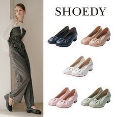 슈디 양가죽 셔링 펌프스