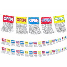 오픈 가랜드 필름 수술 OPEN 만국기 깃발 매장 행사 개업 휴대폰매장 핸드폰가게