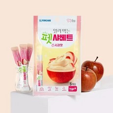 얼려먹는 펫 샤베트 시원한 여름 강아지 간식, 4개, 65g, 사과맛